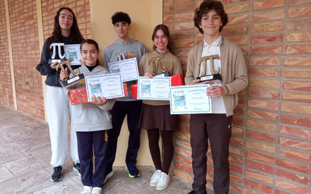 Premiados en «la trobada matemàtica Puertolas Pardo»